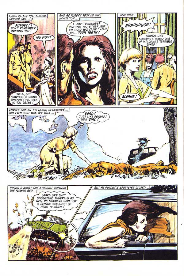 New Avengers Annual 1977: "Fangs For The Memories" page three