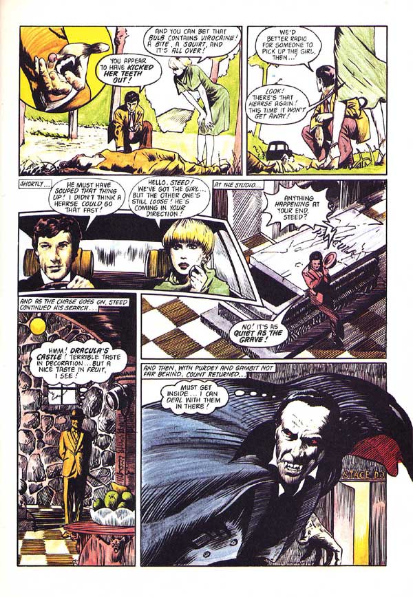 New Avengers Annual 1977: "Fangs For The Memories" page six