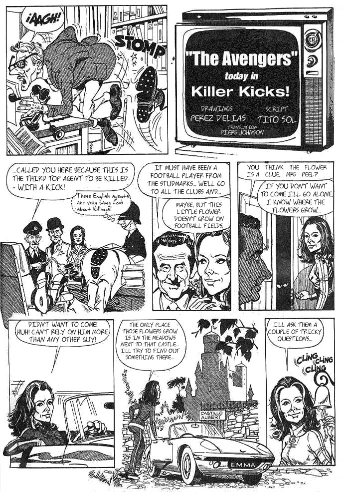 Argentinian Avengers parody, 1968, part one.