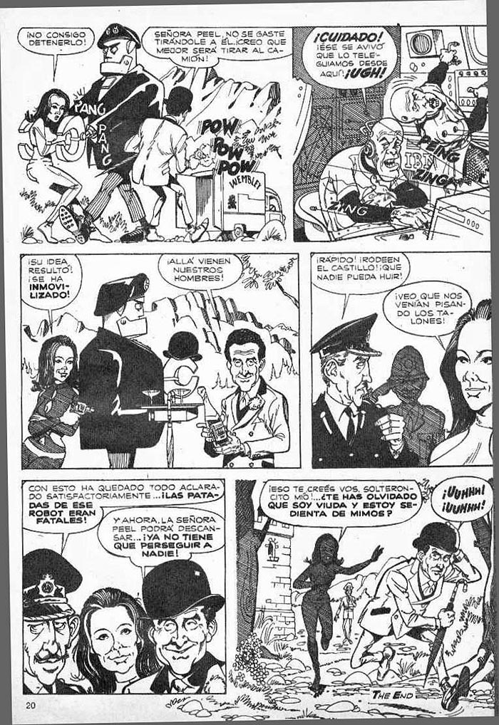 Avengers parody strip from Argentina, page six.
