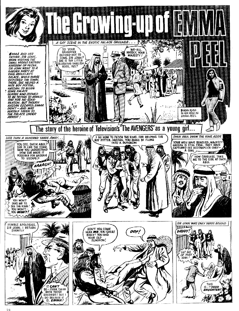 The Growing Up of Emma Peel Instalment Two Page One