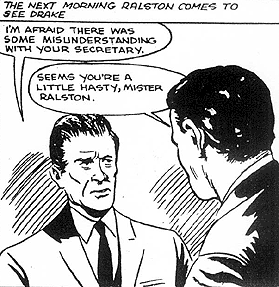 Surely some mistake... Steed gets called 'Drake', the surname of Danger Man