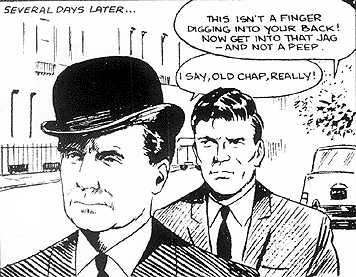 Steed is forced into a Jag