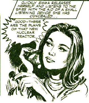 Mrs Peel from TV Comic #722