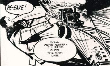 Steed changes the track - TV Comic #1005