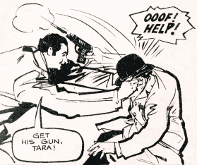 Steed nobbles Professor Jones - TV Comic #1014