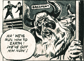 The intruder is chased in TV Comic #900