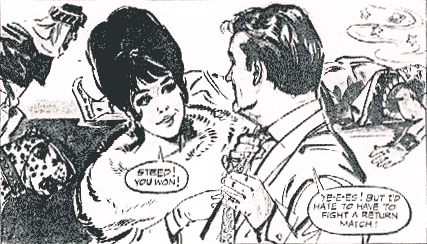 Steed has vanquished the mighty Zeyd - TV Comic #910