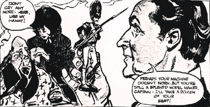 Steed offers a crumb of comfort to Captain Kettle in TV Comic #948