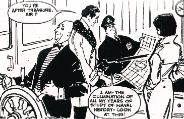 The Admiral explains his plan in TV Comic #952